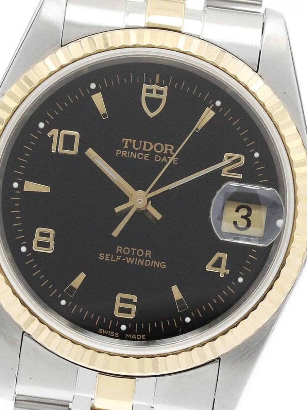 TUDOR Prince Date 74033 black Dial Automatic Men's Watch